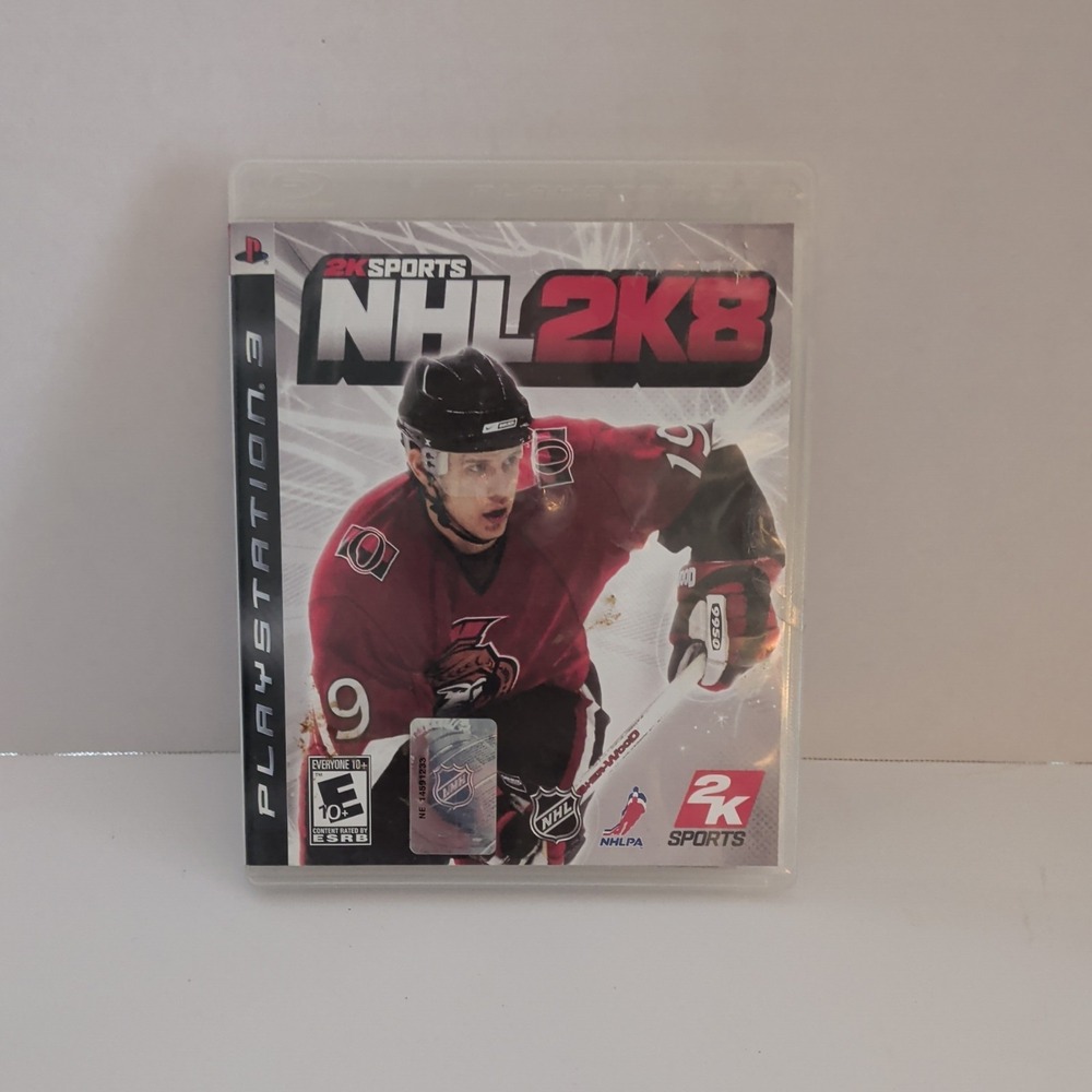 NHL 2K8 Sony PlayStation 3 PS3 2007 Complete CIB Hockey Video Game 2K Sports